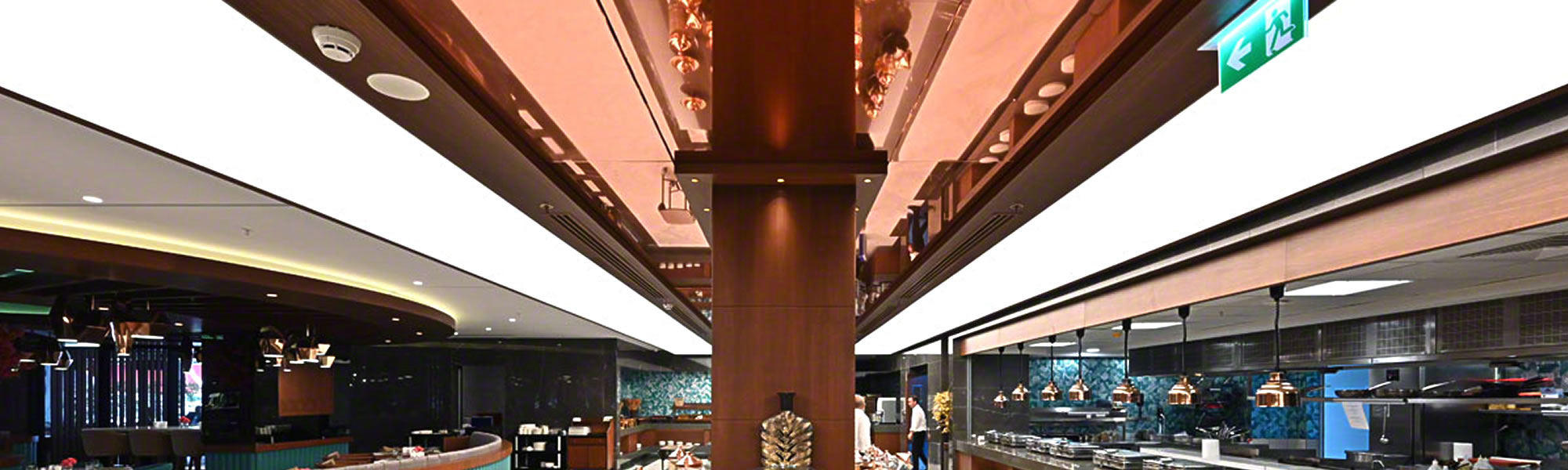 Barrisol Mirror - Movenpick restaurant