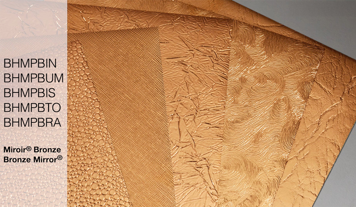 Échantillons Barrisol Les Motifs Miroir - coloris Bronze